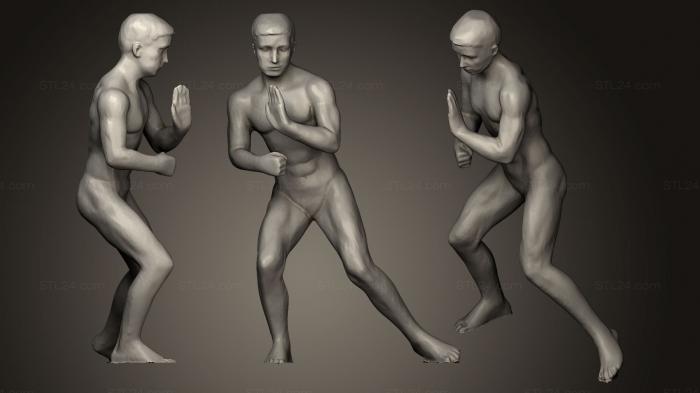 Figurines of people (TAI CHI2, STKH_0144) 3D models for cnc